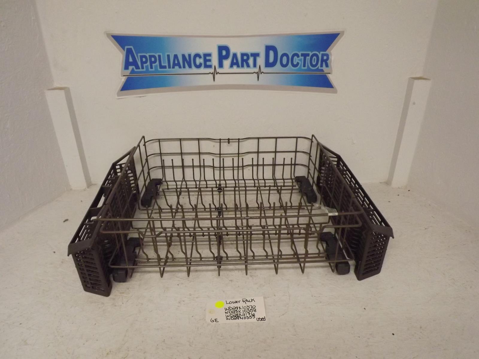 GE Dishwasher WD28X10370 WD28X10358 WD28X21756 WD28X10355 Lower Rack Used GE Dishwasher WD28X10370 WD28X10358 WD28X21756 WD28X10355 Lower Rack Used